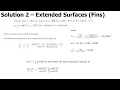 Example 2 - Extended Surfaces Fins