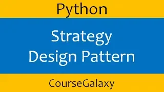 Strategy Design Pattern In Python
