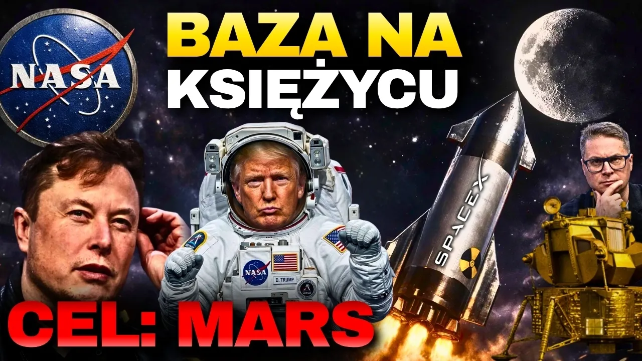 Tajny plan NASA ujawniony! Tak polecimy na Marsa i zbudujemy bazę na Księżycu.