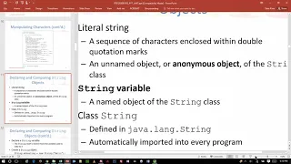 Java Programming 1 - Chapter 7 Lecture