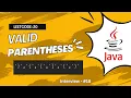 Valid Paranthesis Leetcode 20 Java Tamil
