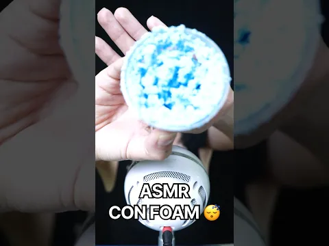 ASMR con foam #asmr #relax #asmrvideo #mexico