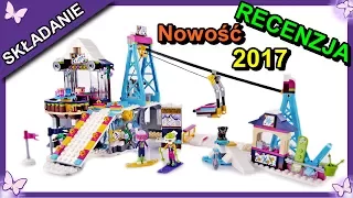 Wyciąg narciarski w zimowym kurorcie - klocki Lego Friends 41324 Budowanie Recenzja