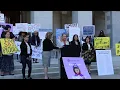 Press Conference Testimony of Maya and Sebastian Laing