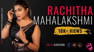 video of south indian tv actress rachitha mahalakshmi in tamil telugu u0026 kannada