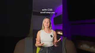Never Use JS for Carousels Again CSS Scroll Snap