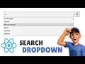 How to make a search bar in react js react js project