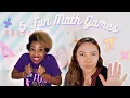 CLASSROOM MATH GAMES for Indoor Outdoor and Distance Learning Grade School or High School
