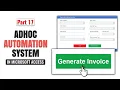 Complete Adhoc Automation in Microsoft Access School Management System Part 17