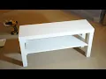 How to Assemble Ikea Lack TV Stand