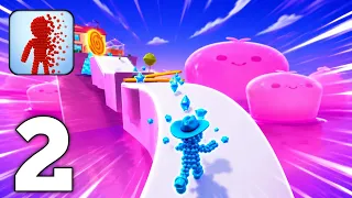 Pixel Rush - Gameplay Walkthrough Part 2 (Android & iOS) | Unlock Wacky Character Skins! 🌳