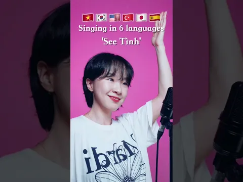 Download MP3 👀💖Singing 'See Tình' in 6 languages #DabinCha #vietnam