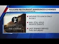 Kilgore restaurant to discontinue dinner service