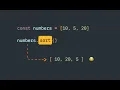 JavaScript sorting of array of numbers