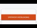 operator overloading CPP in malayalam