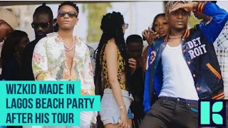wizkid made in lagos beach party after the tour