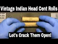 Indian Head Cent Rolls - Estate Sale Roll Hunt