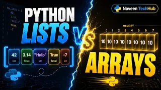 Python Lists Arrays Explained List Methods array Module Tutorial for Beginners