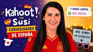 KAHOOT CURIOSIDADES DE ESPAÑA con Susi Profe 🔴 en Directo Horizontal