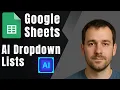How to Automatically Add Dropdowns Using Gemini AI in Google Sheets 2025 Tutorial