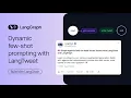 LangTweet Using dynamic few-shot example selection to learn a tweeting style