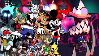 FNF Impostor V4 Finale But Everyone Sings It Among Us Finale But Different Characters Sing 