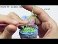 8 Left-handed How to decrease dec single crochet