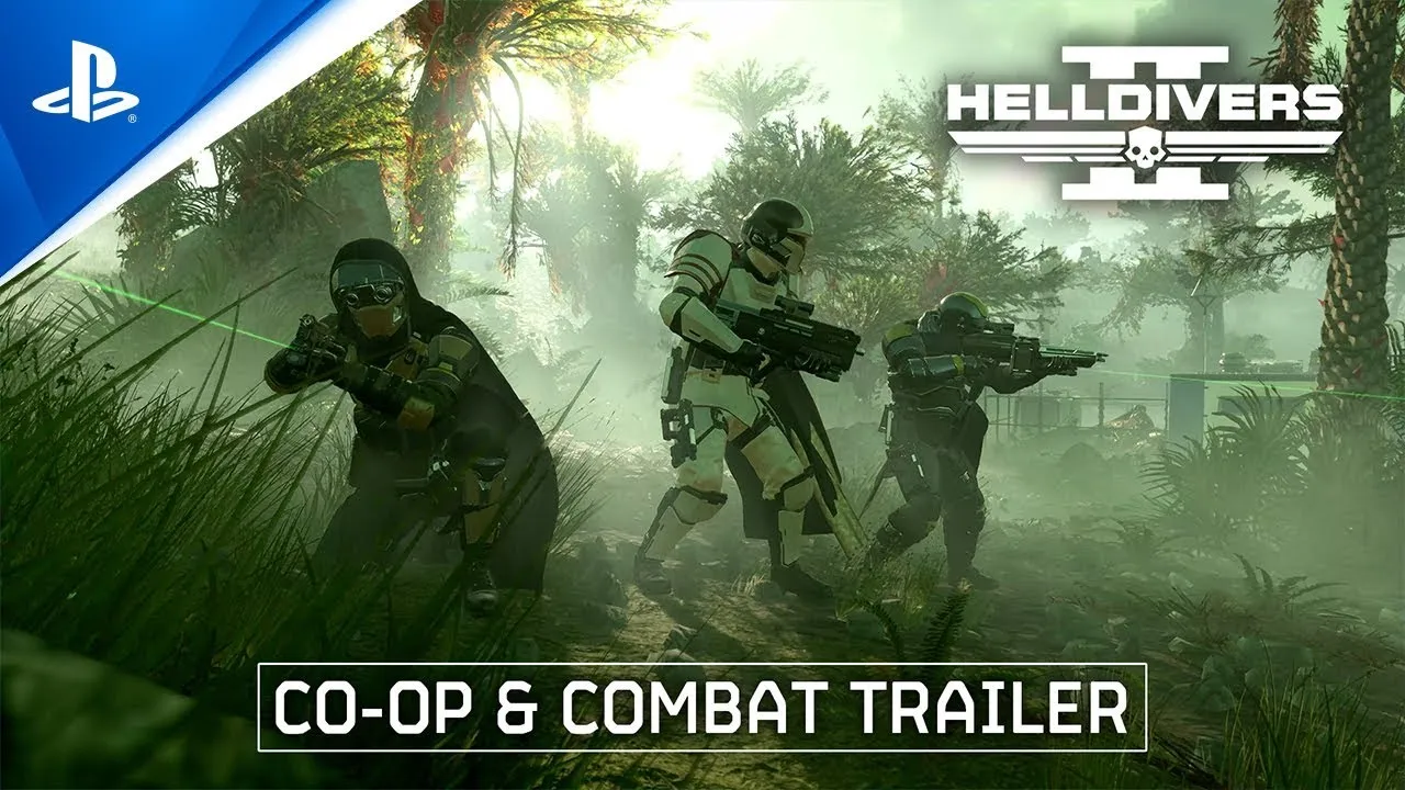 Helldivers 2 - Trailer modo cooperativo e de combate | PS5 & PC