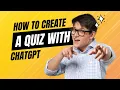 Create A Google Forms Quiz with ChatGPT