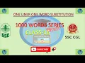 Wordplay Mastery Unleashing Creativity with One Word Substitution 1000 WORD SERIES CLASS-16