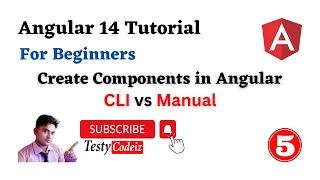 Angular 14 Tutorial for Beginner Create component using Angular CLI and Manual TestyCodeiz Angular