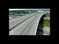 Eastbound Amtrak 8 at Newport MN on MNDOT traffic cameras