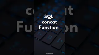 SQL concat Function Combining Strings