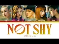 Download Lagu ITZY (イッジ) NOT SHY (Japanese Ver.) Lyrics [Color Coded Lyrics Kan/Rom/Eng]