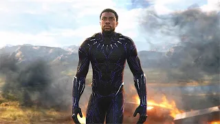 شاب بيحصل على قوه خارقه بعد ما شرب من مشروب فضائى وبيتحول للنمر الاسود ملخص ثنائيه Black Panther 