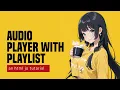 Audio Player With Playlist In HTML Javascript