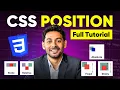 CSS Position Property Full Tutorial Relative Sticky Absolute Fixed Master in 1 Hour
