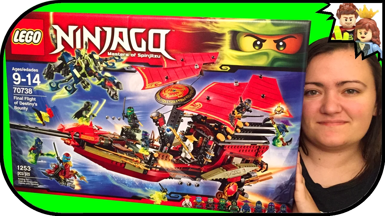 Built in 60 seconds: LEGO Ninjago Final Flight of Destiny's Bounty 70738