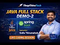 JAVA FULL STACK DEMO-2 3