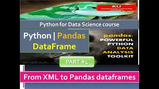 Python Pandas DataFrame - PART 4 From XML to Pandas DataFrames
