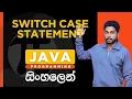Java Tutorial - 10 Java Switch Case Statement Sinhala