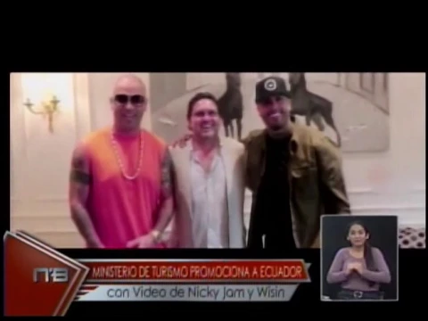 Ministerio de Turismo promociona a Ecuador con video de Nicky Jam y Wisin