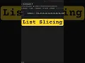 Python List Slicing Explained in Telugu Part 1 Basics to Negative Indexing