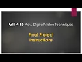 GIT 415 Final Project Instructions