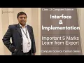 Interface and Implementation Lesson 1 Functions Important 5 Marks Class 12 Computer Science