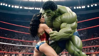 hulk vs wonder woman in wwes most unbelievable intergender match wwe 2k23