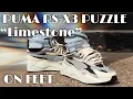 Puma RS-X3 Puzzle Limestone Review and On Feet