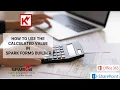 How to use the calculated value in SPARK Forms Builder