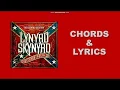 Free bird by Lynyrd Skynrd play along chords ands