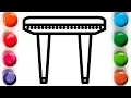 Glitter table Coloring Pages For Kid and toddlers